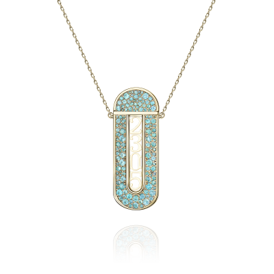 N22-TC-097-2 Колье-трансформер (585)