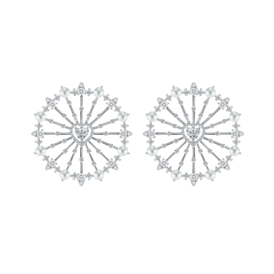 E18-SL-106-3 Серьги (585)