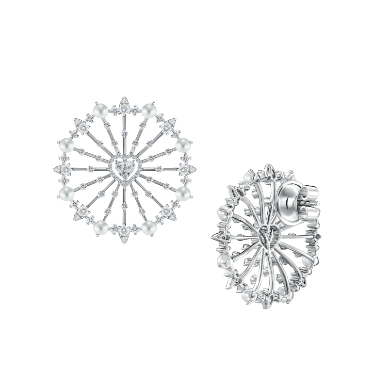 E18-SL-106-3 Серьги (585)